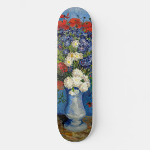 Skateboard Vincent van Gogh - Vase avec Bleuets & Coquelicots
