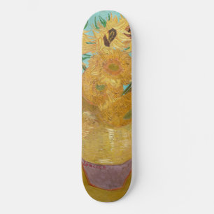 Skateboard Vincent Van Gogh - Vase avec douze tournesols