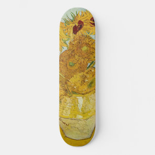 Skateboard Vincent Van Gogh - Vase avec douze tournesols
