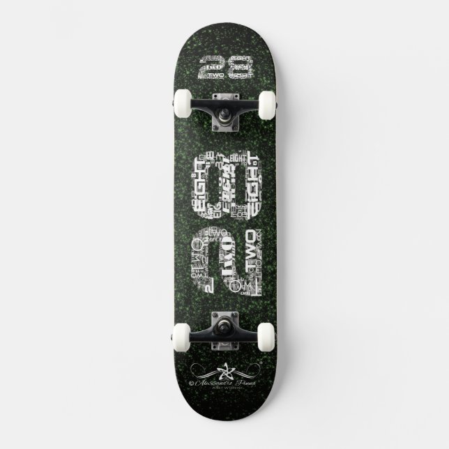 Skateboard Vingt-huit 4/4 (Recto)