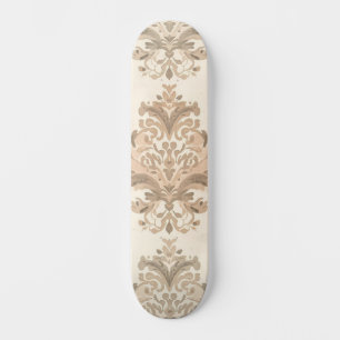 Skateboard Vintage Damas Élégant Beige Ferme Française