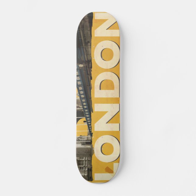 Skateboard Vintage London Poster (Recto)
