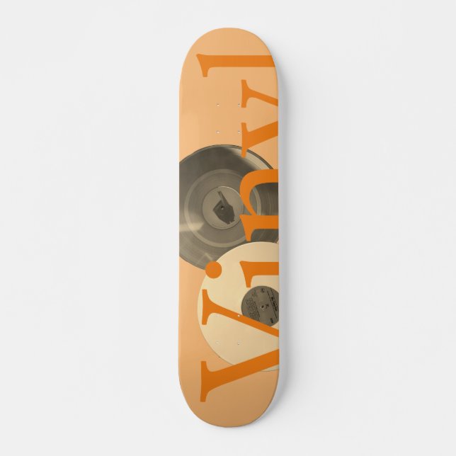 Skateboard vinyle vintage ou (Devant)