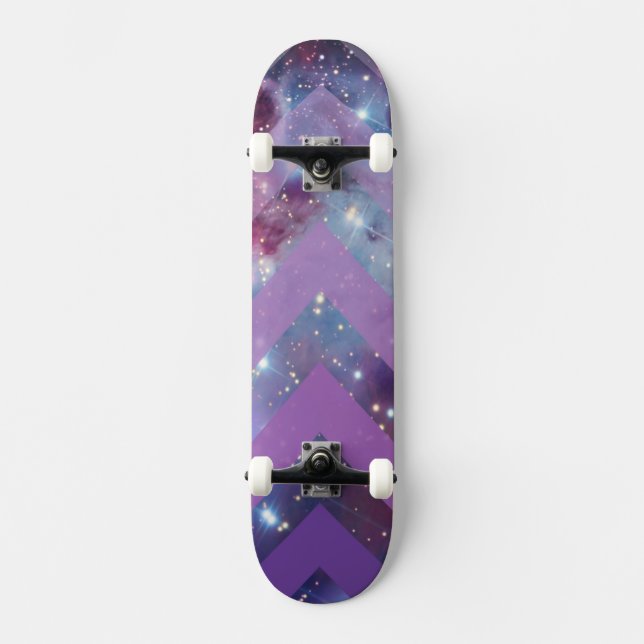 Skateboard Violet infini (Recto)