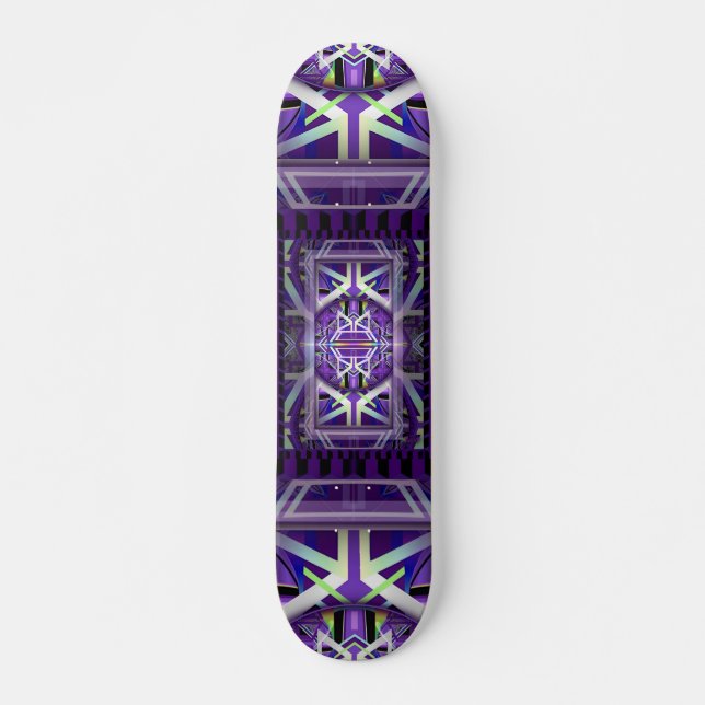 Skateboard violet W3 (Devant)