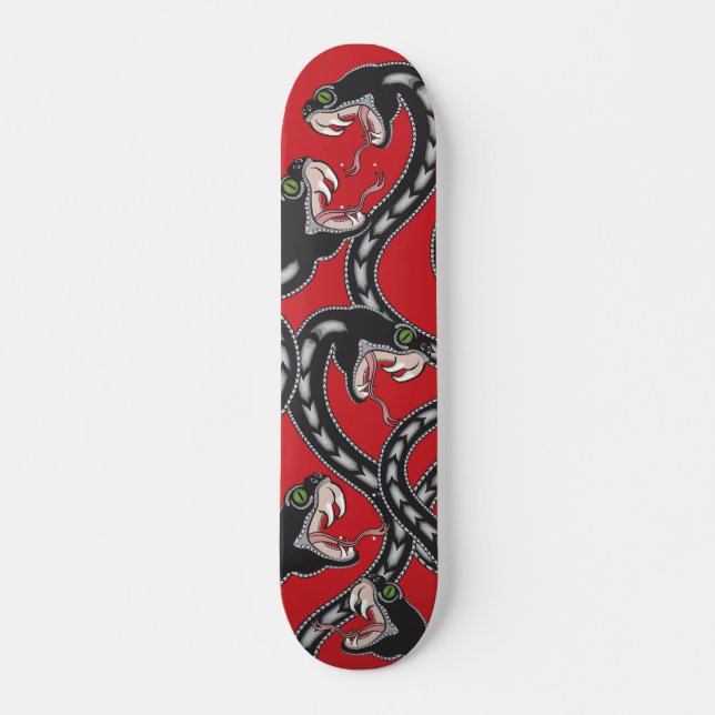 Skateboard Viper Pit - Rouge (Devant)