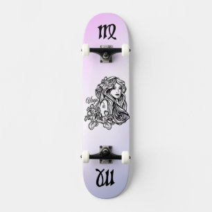 Skateboard Virgo La Vierge Zodiac Purple