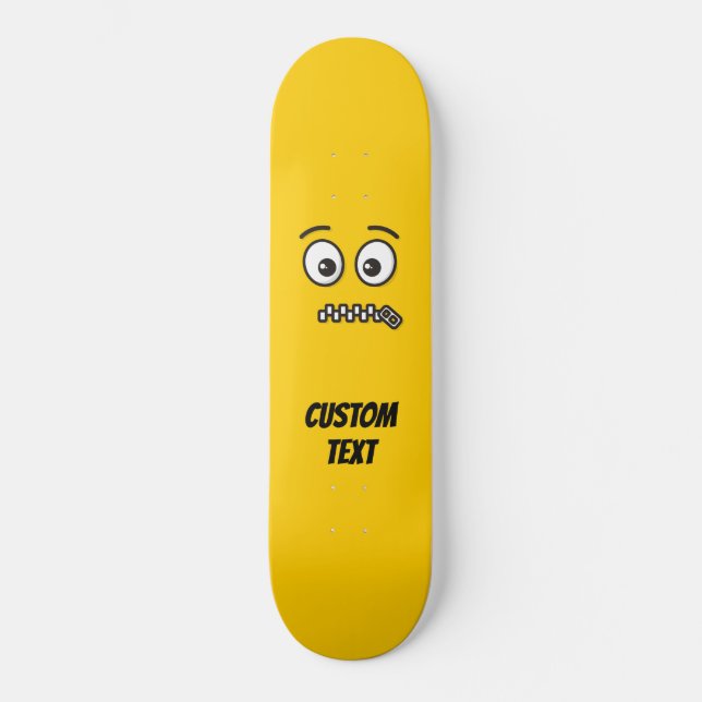 Skateboard Visage à bouche éclairée (Recto)