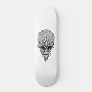 Skateboard Visage Alien, Reconstruction faciale du crâne afri