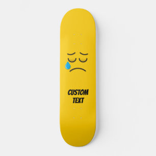 Skateboard Visage en pleurs