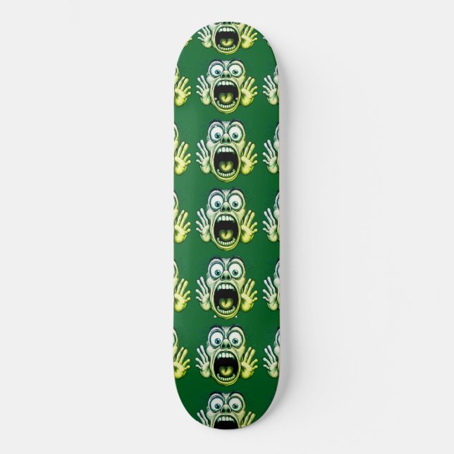 Skateboard Visage Fou (Recto)