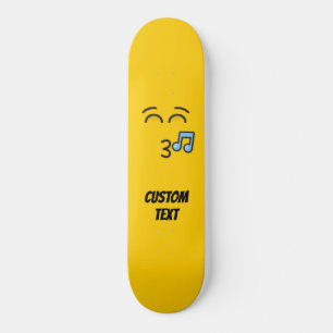 Skateboard Visage sifflant avec yeux souriants