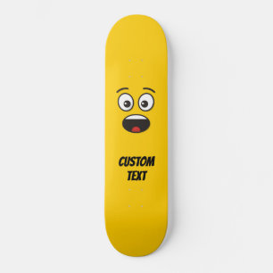 Skateboard Visage Surpris