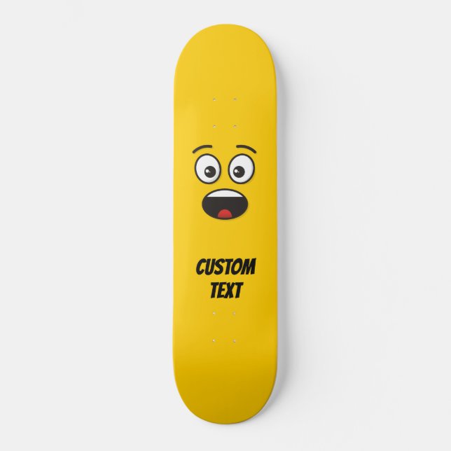 Skateboard Visage Surpris (Recto)