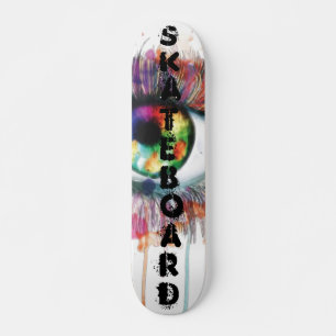 Skateboard vision de la couleur
