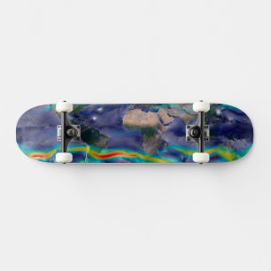 Skateboard Visualisation Des Vents Mondiaux.