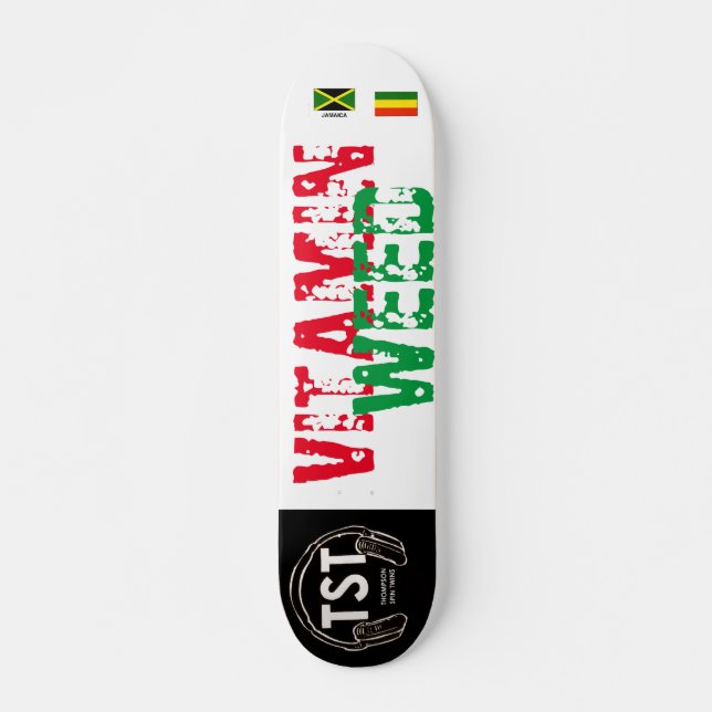 SKATEBOARD VITAMIN WEED / JMT SKATEBOARDS / IPIX (Devant)
