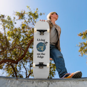 Skateboard Vivre sur le plateau de bord