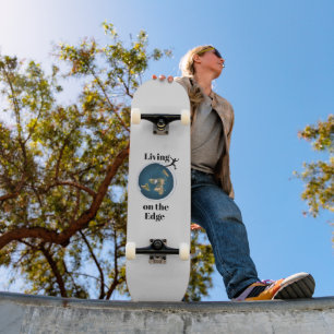 Skateboard Vivre sur le plateau de bord