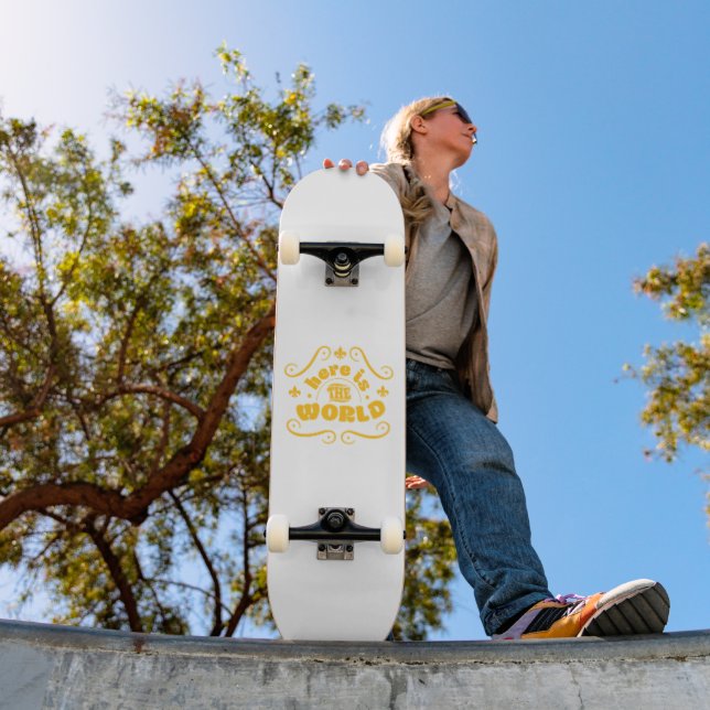 Skateboard Voici le monde (Extérieur 1)