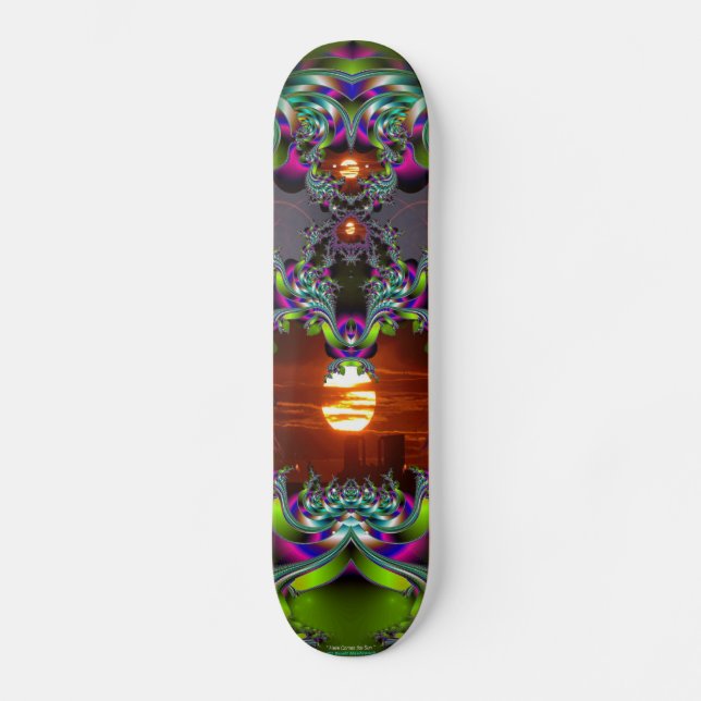 Skateboard Voici venir le Sun (Recto)