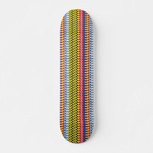 Skateboard Voir la planche à roulettes de drapeaux de signal