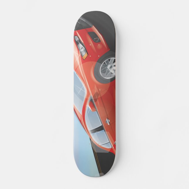 Skateboard Voiture de sport (Recto)