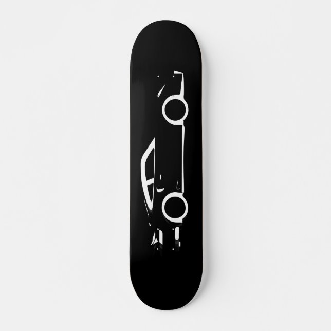 Skateboard Voiture sombre (Devant)
