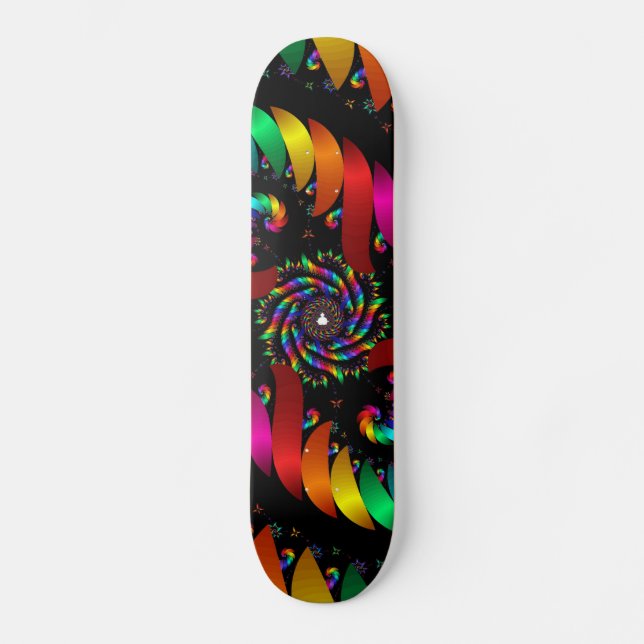 Skateboard Volet couleur Abstrait (Recto)