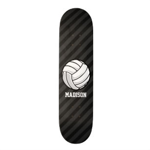 Skateboard Volley-ball ; Gris Noir & Sombre