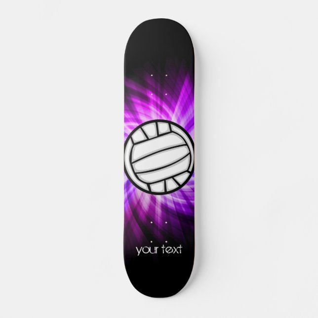 Skateboard Volleyball pourpre (Recto)