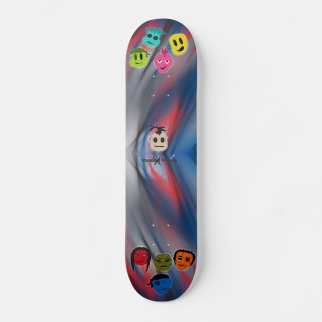 Skateboard Voodoo Heads ~ Spirits (Recto)