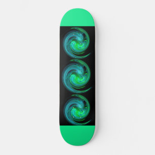 Skateboard VORTEX LÉGER, bleu noir vert
