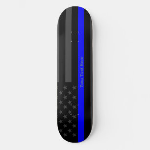 Skateboard Votre drapeau fait sur commande mince des USA de