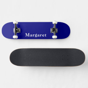Skateboard Votre nom sur Custom Navy Blue Modern Skate