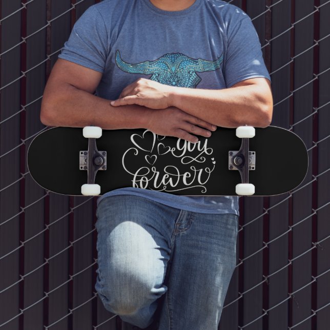 Skateboard VOUS JAMAIS l'idée cadeau de jour de valentines (Extérieur 3)