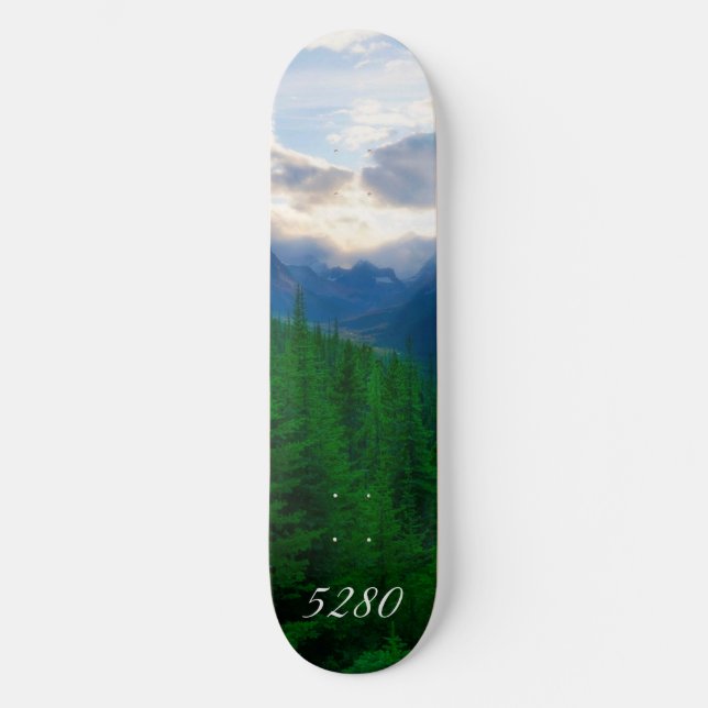 Skateboard Vue de montagne de 5280  (Recto)
