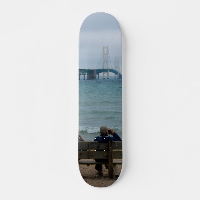 Skateboard Vue du pont Mackinac (Devant)