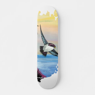 Skateboard Vue Oiseaux
