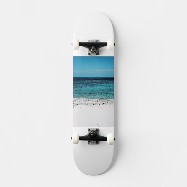 Skateboard Vue tropicale (Recto)