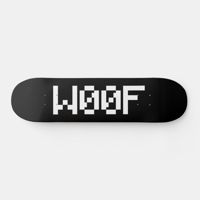 Skateboard W00F [Sons animaux de léopards] (Horz)