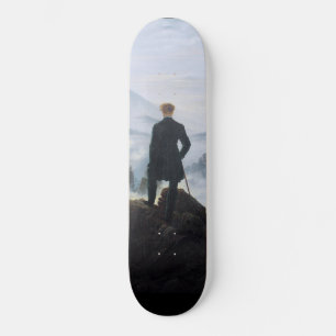 Skateboard Wanderer au-dessus de la mer de brouillard (par C.