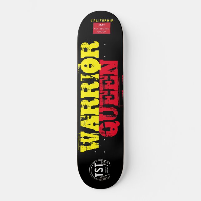 SKATEBOARD WARRIOR QUEEN SKATEBOARDS / JMT USA (Recto)