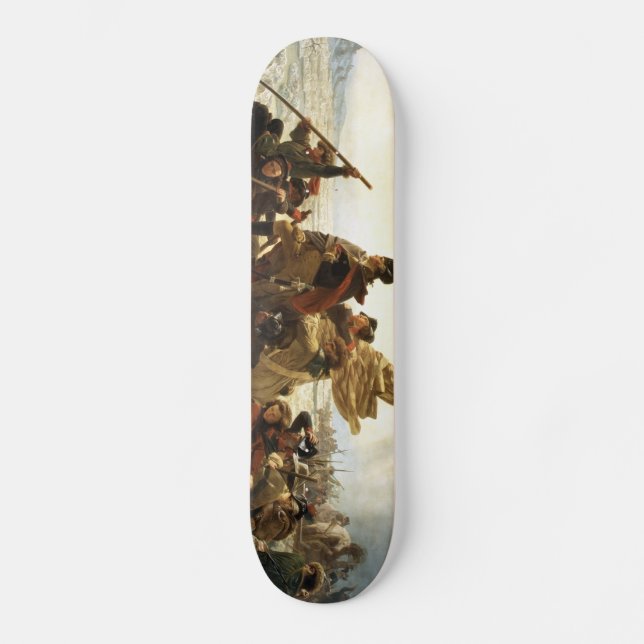 Skateboard Washington traversant le Delaware (Recto)