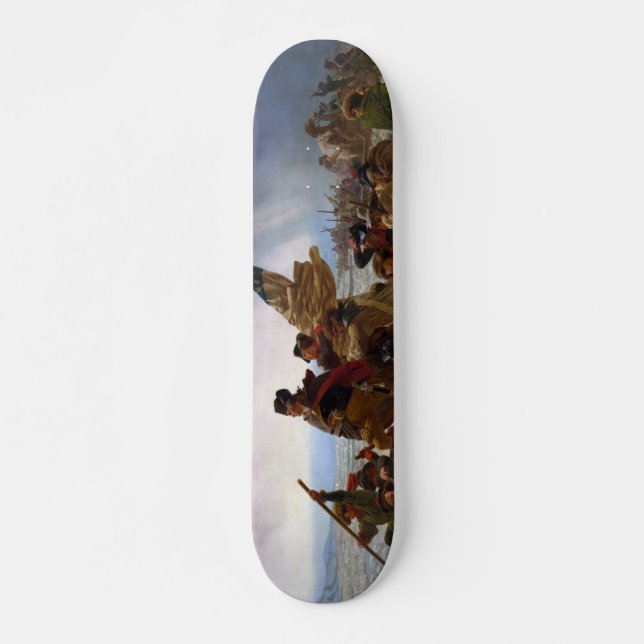 Skateboard Washington Traverser le Delaware par Emanuel Leutz (Devant)