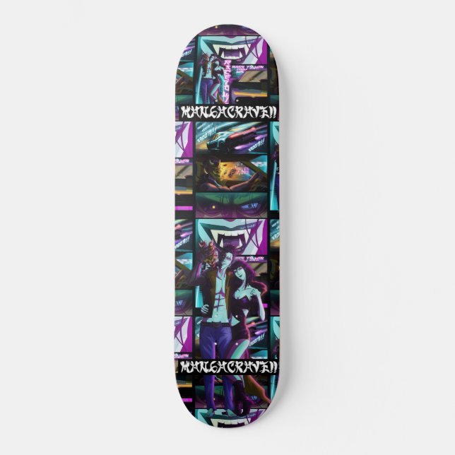 Skateboard WelcomeToNeonCity_teamviper tile (Recto)