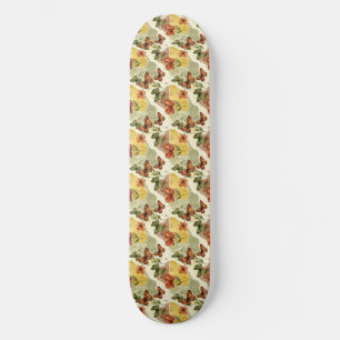 Skateboard Whispers à papillons dans les tons de la Terre