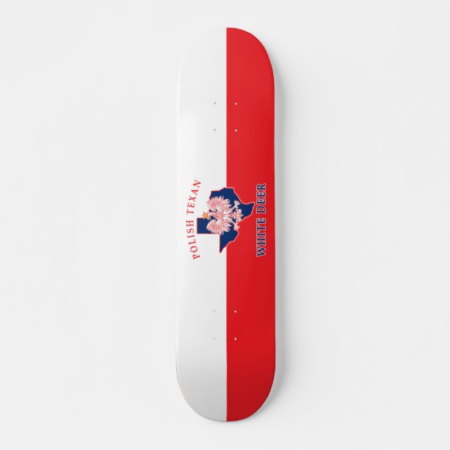 Skateboard White Deer polonais Texan (Devant)