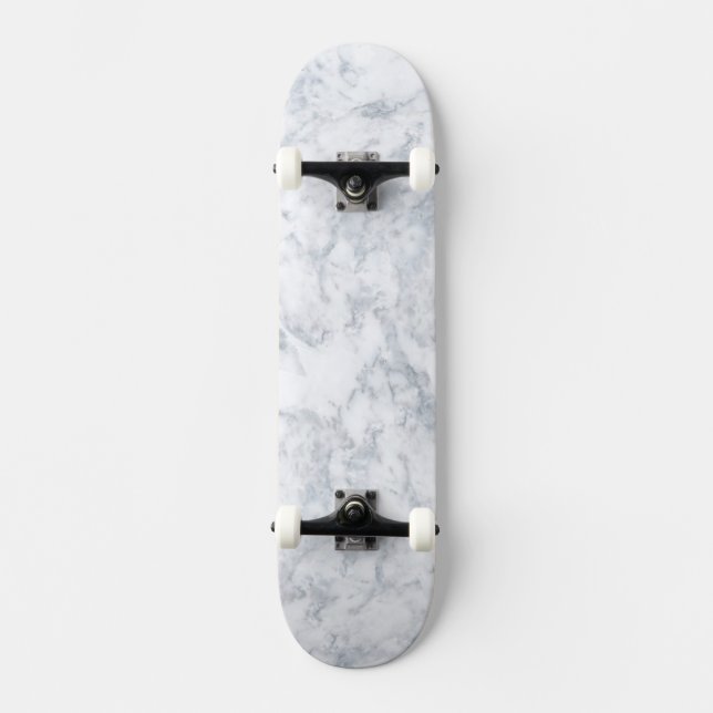 Skateboard White Marble Look (Recto)