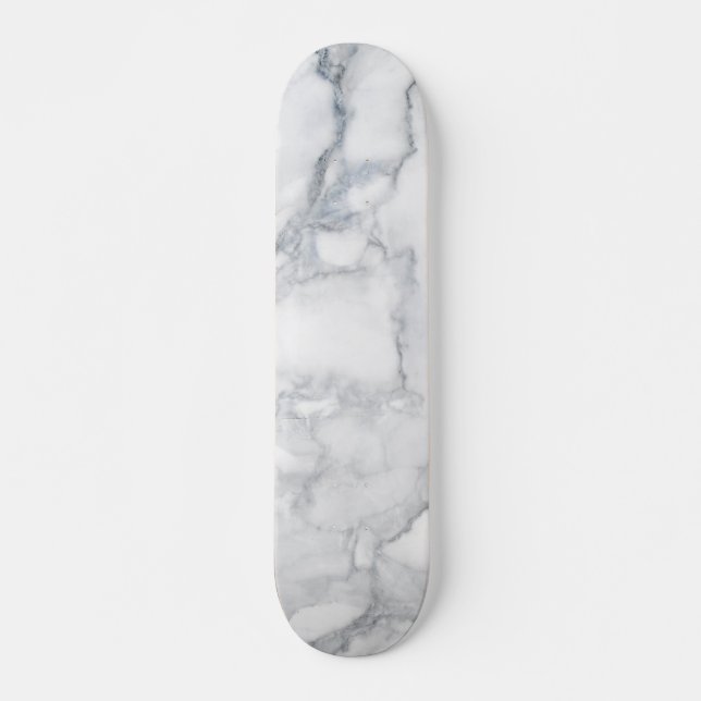 Skateboard White marble texture (Devant)